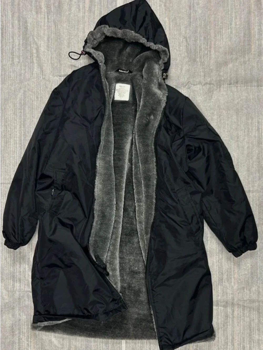 Adoretex Youth Jacket with Gray Faux Fur Lining - Picture 1 of 5